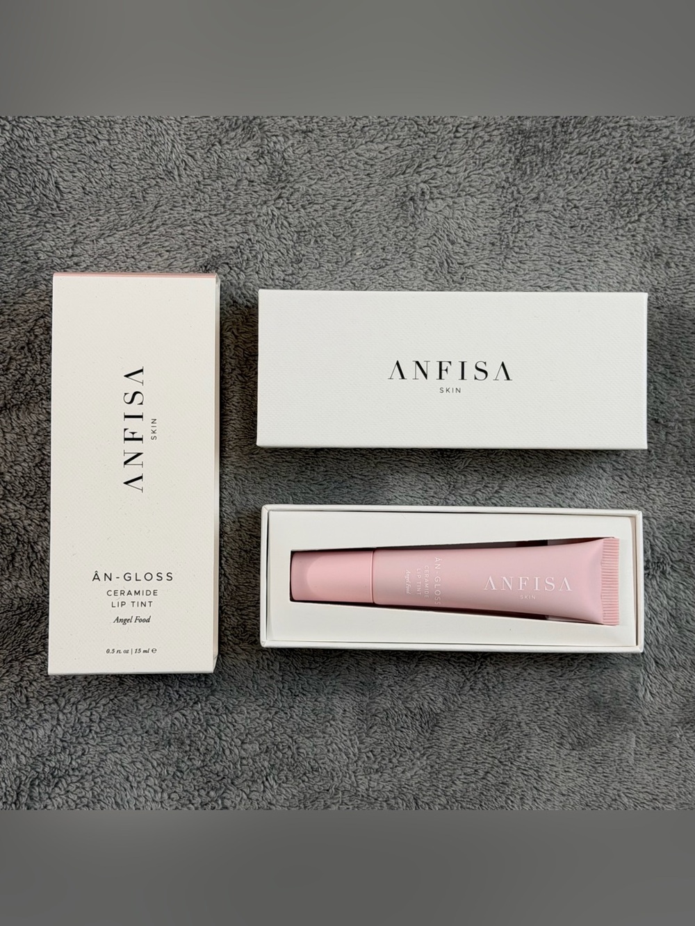 Anfisa ÂN-Gloss Ceramide Lip Tint - Angel Food (Shimmer Baby Pink)